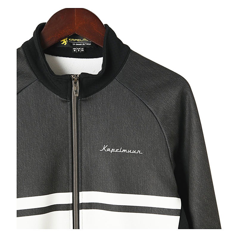 KAPELMUUR（カペルミュール）サーモジャケット ボーダー ブラック
