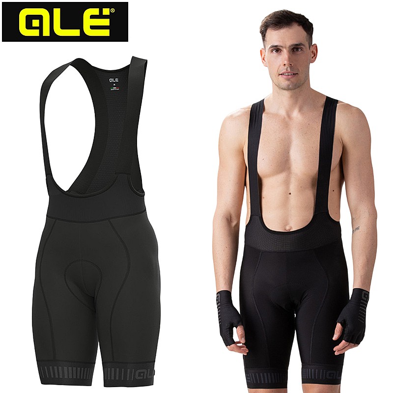 ale（アレ）STRADA BIBSHORTS （ストラーダビブショーツ）BLACK