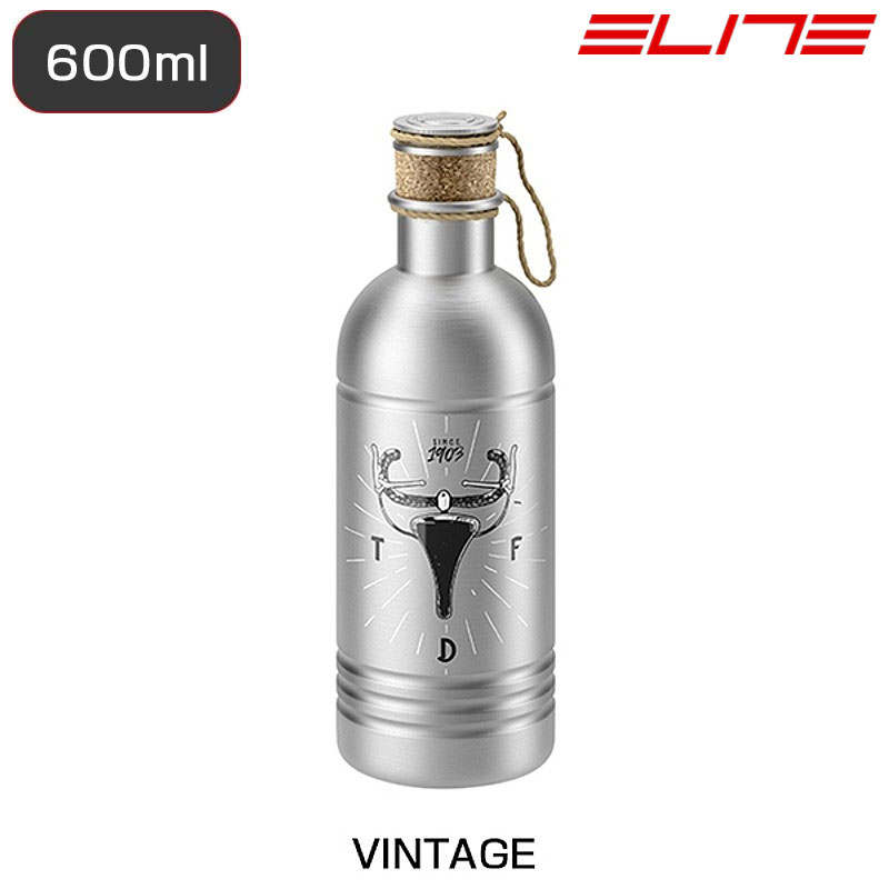 ELITE（エリート）VINTAGE ツール ド フランス アルミボトル 600ml