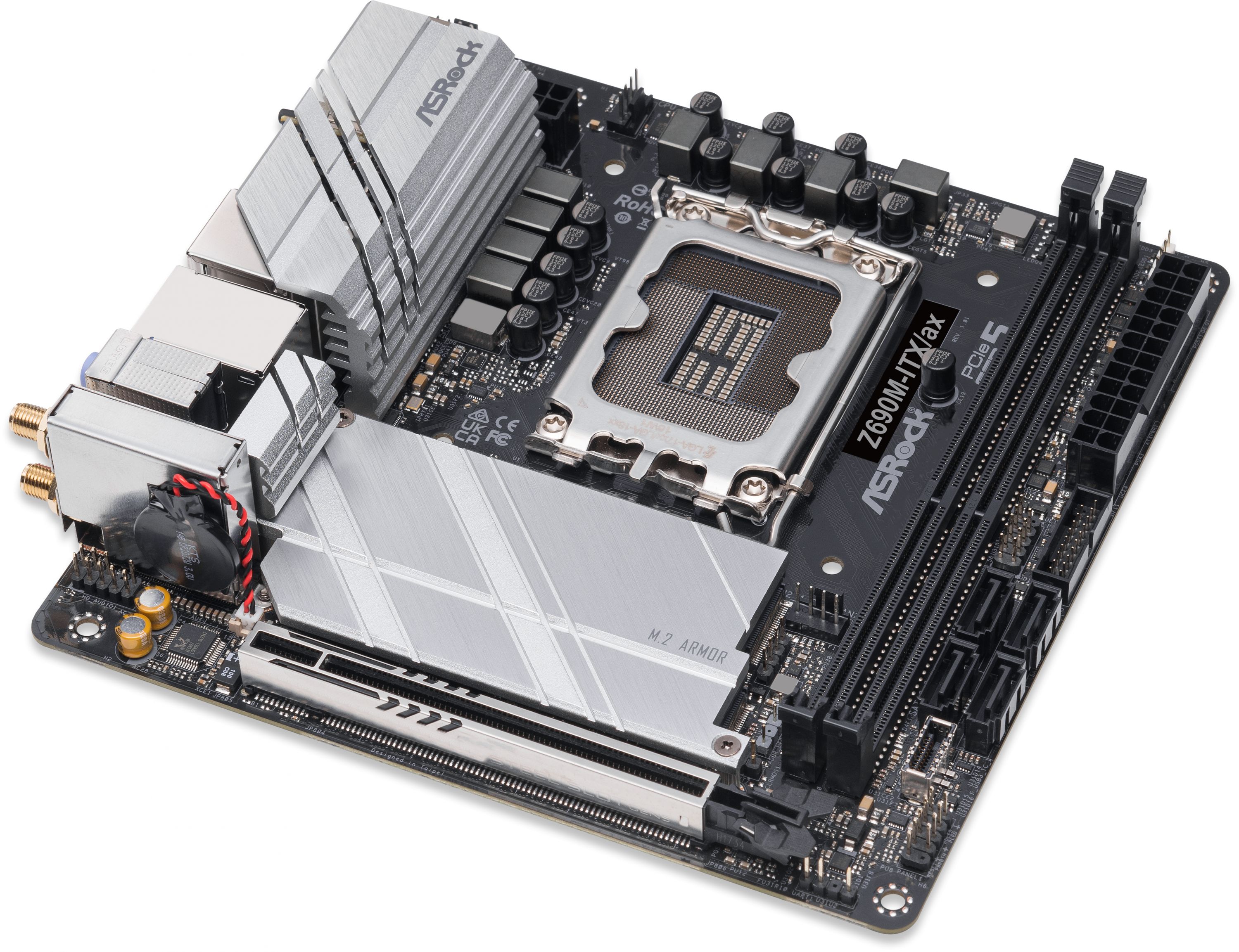 Z690M-ITX/ax Wi-Fi LGA1700 ITX Motherboard (DDR4)