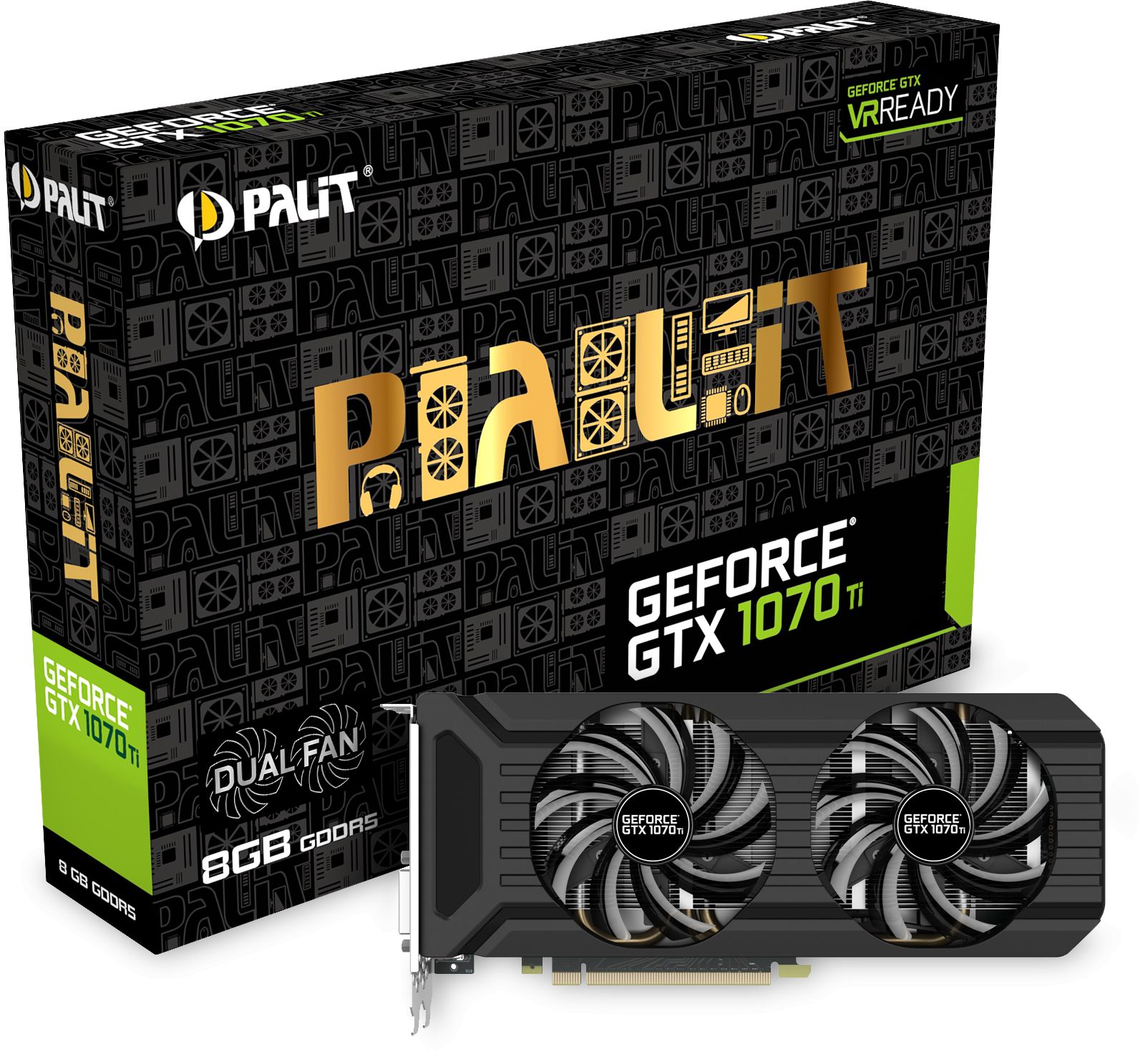 Geforce GTX 1070 Ti JetStream 8GB GDDR5, NE5107T015P2-1041J
