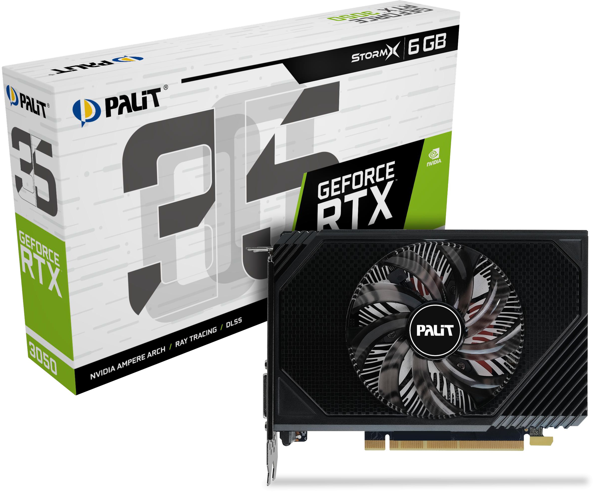 GeForce RTX 3050 StormX 6GB Semi-fanless Graphics Card