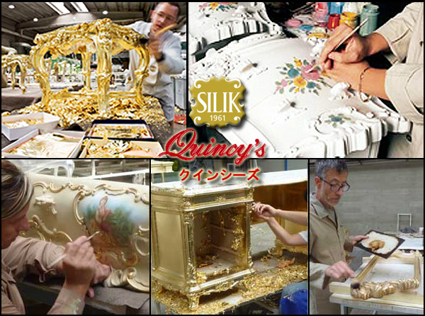 最安値！【4696】 イタリア製 シリック社 1Pソファ（ゴールド×ピンク