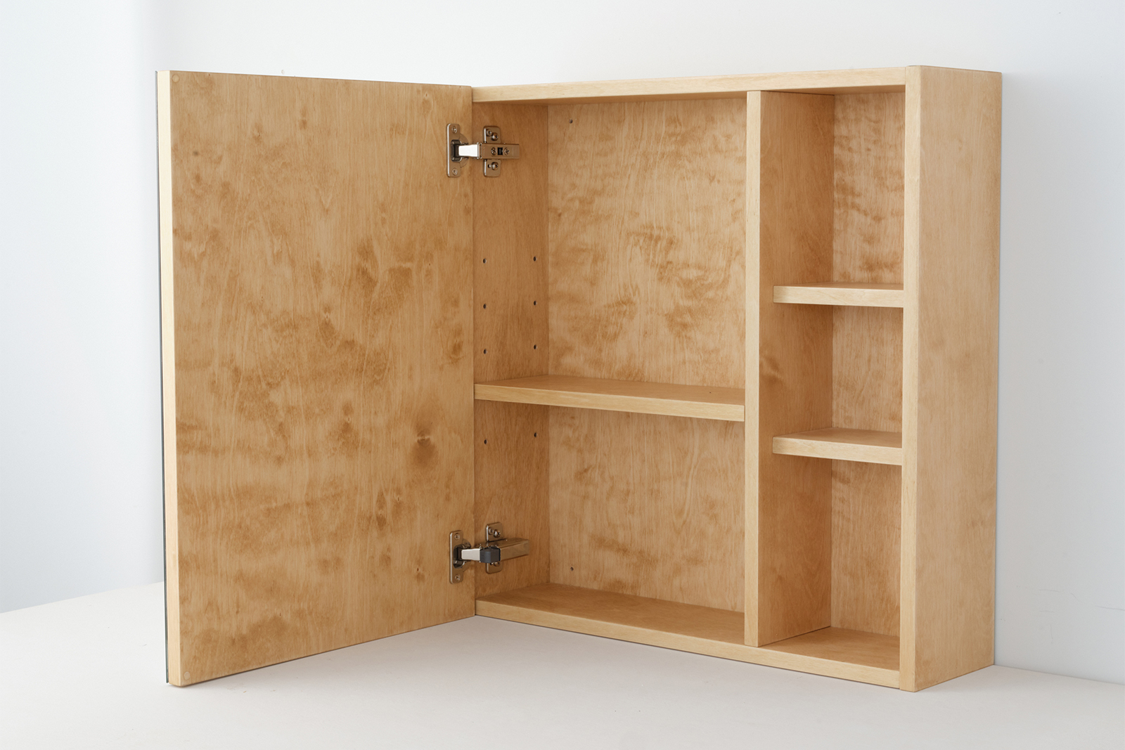 棚付きボックスミラー バーチ | KB-AC018-05-G141 | ミラー | 洗面