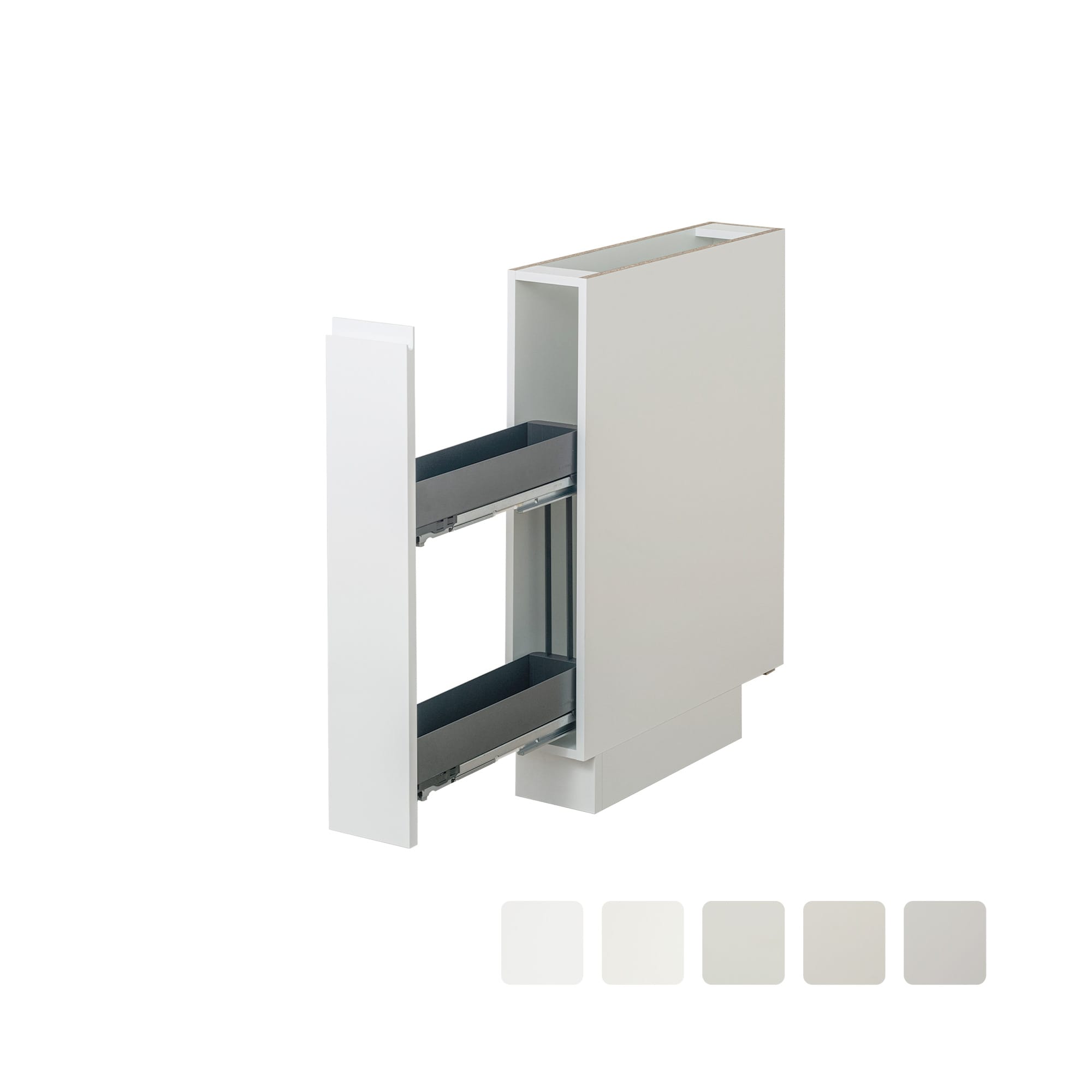 ユニキッチンシステム 調味料ラック 引き出し W150 | KB-KC034-17-G279