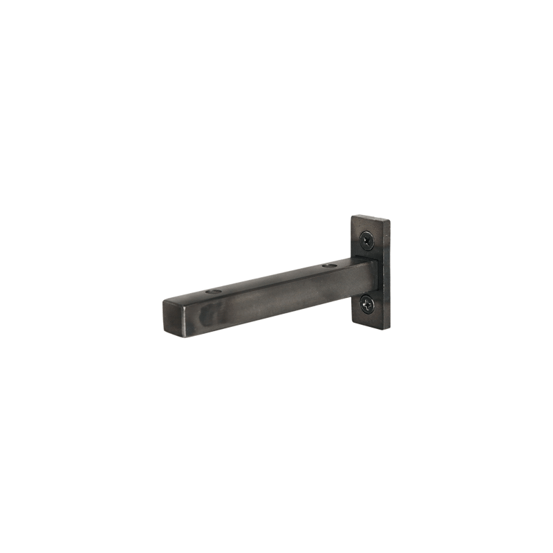 棒棚受け 黒ムラ 角 100 | PS-BK005-03-G141 | 棚受け | 棚パーツ