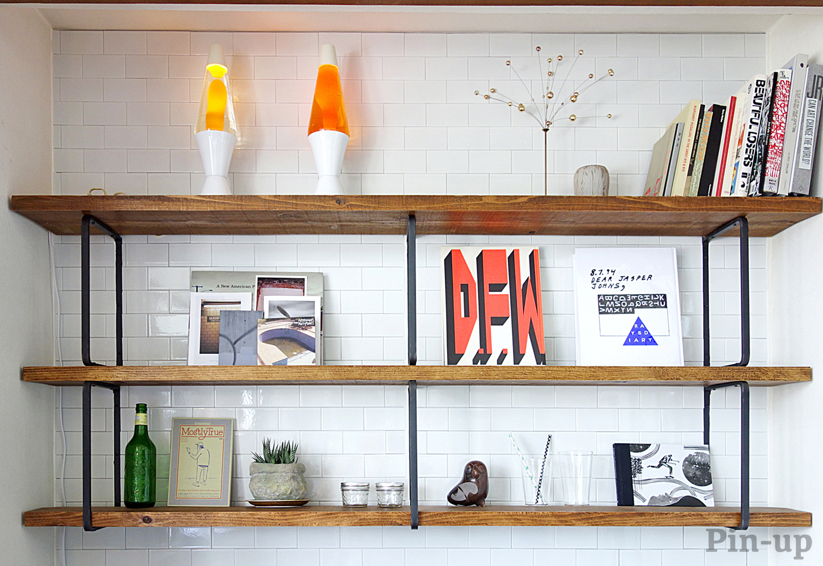 リングの棚受け 雑誌サイズ小 | PS-BK002-04-G141 | 棚受け | 棚パーツ