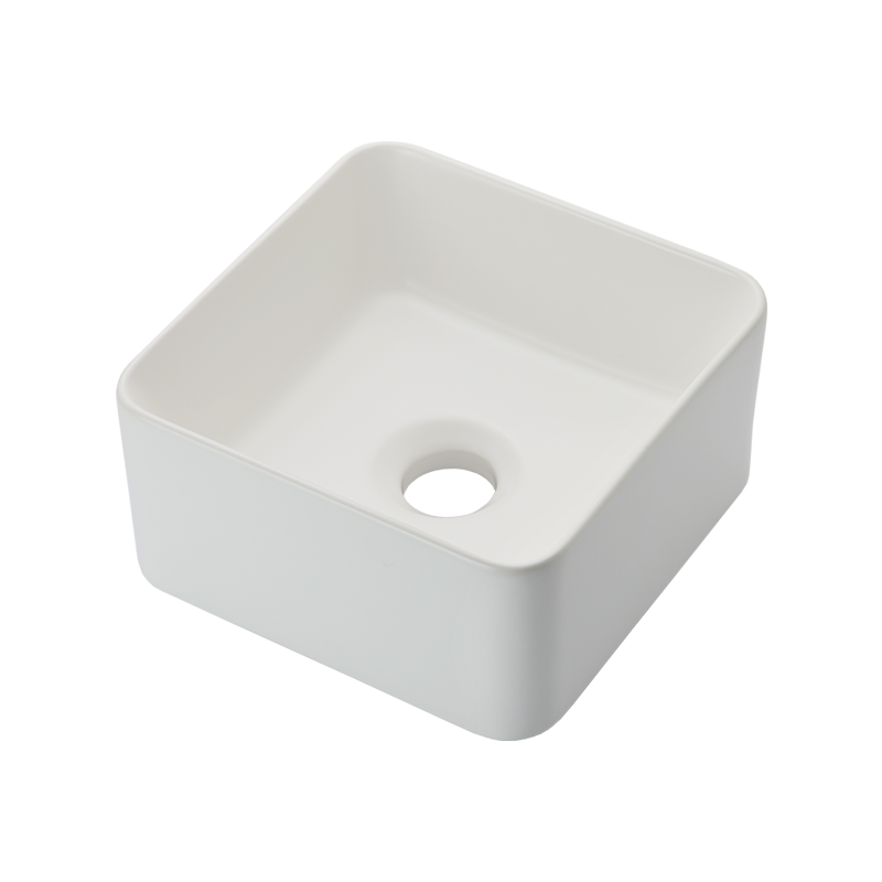 陶器の手洗い器 角240 ホワイト | KB-PR012-01-G141 | 手洗い器 | バス