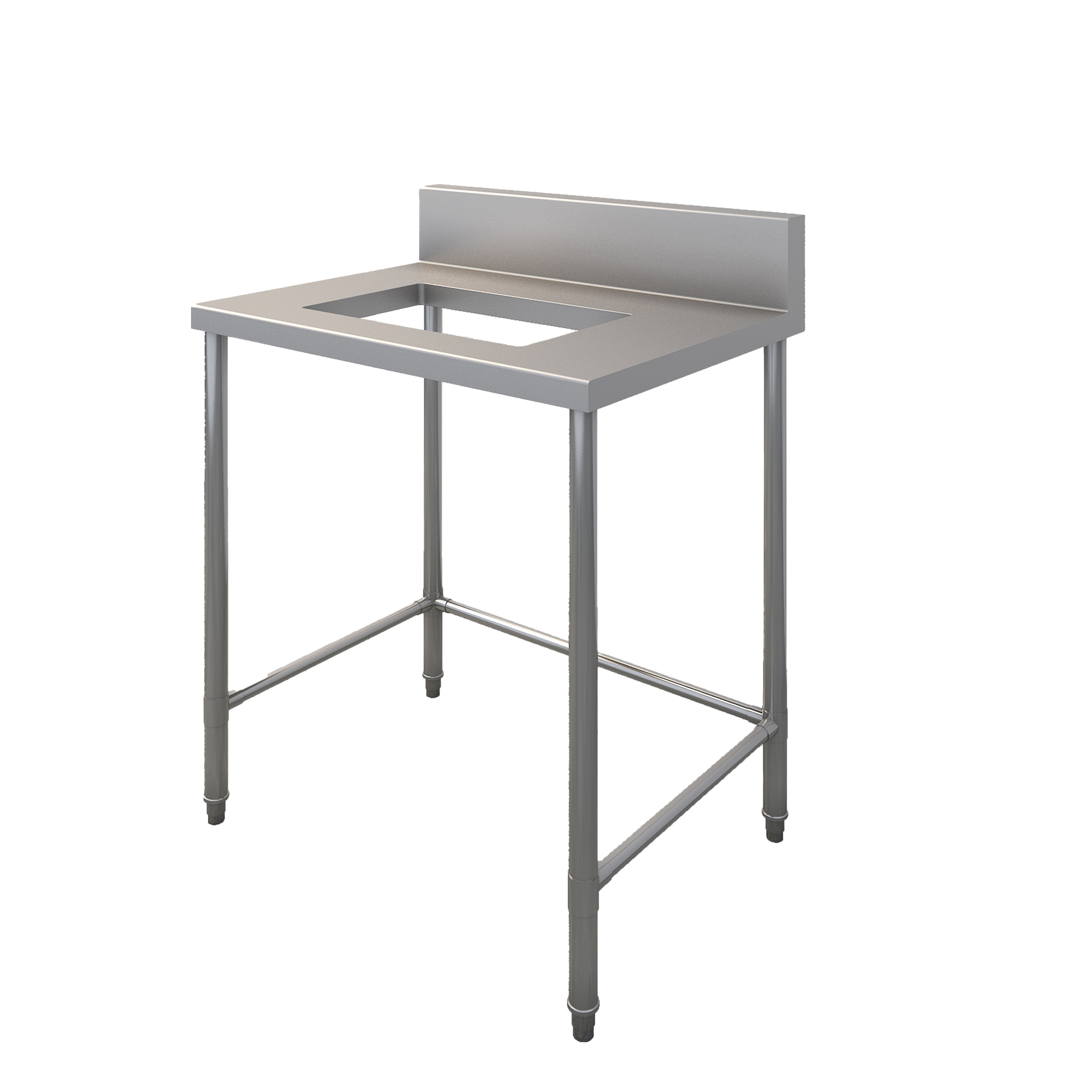 業務用キッチン ビルトインコンロ台 バックガードあり | KB-KC025-11