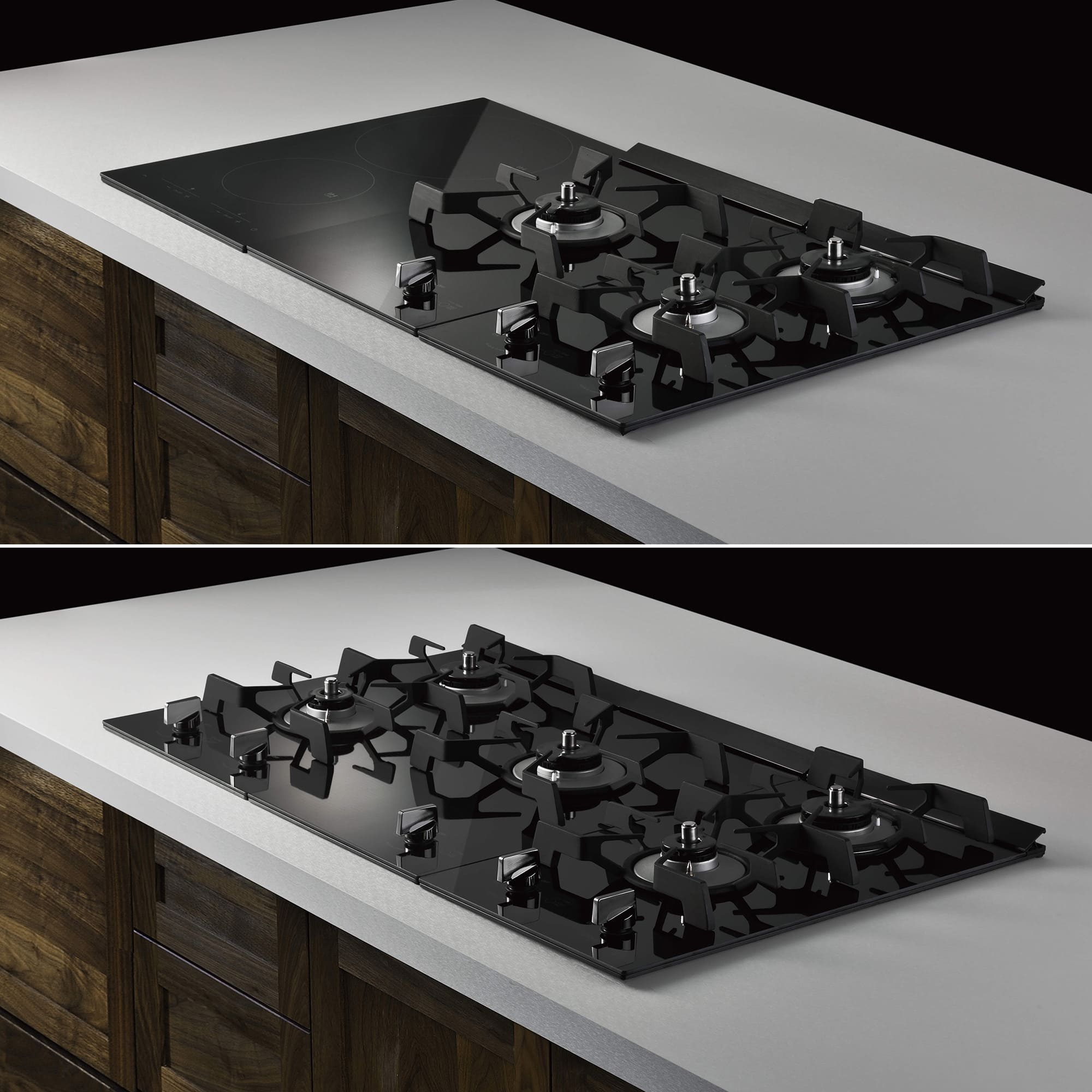 組み合わせコンロ マイチョイス 2口 IH グリルレス（200V） | KB-KC030