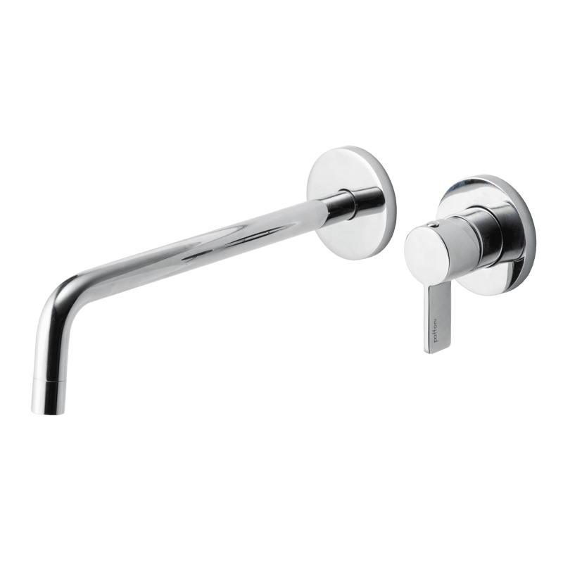 壁付けセパレート混合水栓 洗面用 クローム L248 | KB-TP007-02a-G141