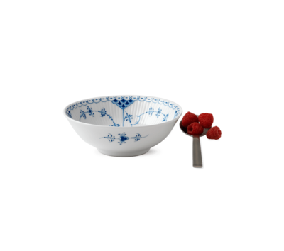 ブルーフルーテッド ハーフレース ボウル 16cm|ロイヤル