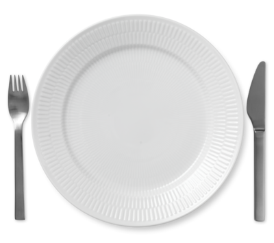 ホワイトフルーテッド プレート 27cm|ロイヤル コペンハーゲン 公式