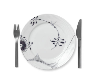 ブラックフルーテッド メガ プレート 22cm|ロイヤル コペンハーゲン