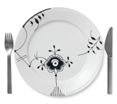 ブラックフルーテッド メガ プレート 27cm|ロイヤル コペンハーゲン