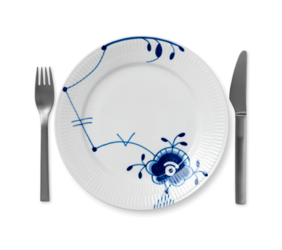 ブルーフルーテッド メガ プレート 22cm|ロイヤル コペンハーゲン 公式