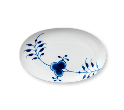 ブルーフルーテッド メガ オーバルディッシュ 23.5cm|ロイヤル