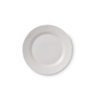 ホワイトエレメンツ プレート 19cm|ロイヤル コペンハーゲン 公式