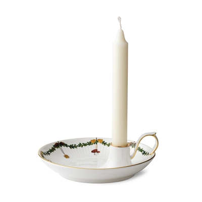 スターフルーテッド クリスマス キャンドルホルダー|ロイヤル