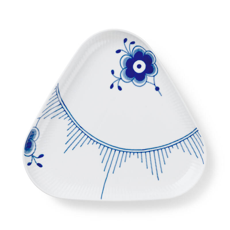 ブルーフルーテッド メガ ディーププレート 21cm|ロイヤル