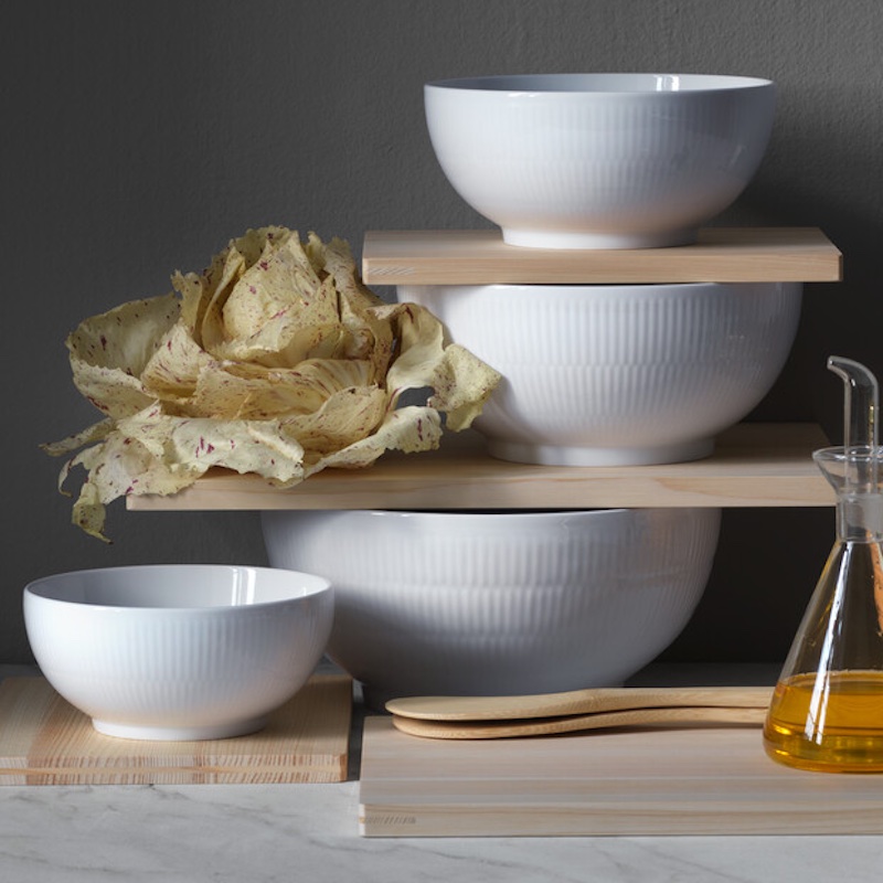 ホワイトフルーテッド ボウル 18cm|ロイヤル コペンハーゲン 公式