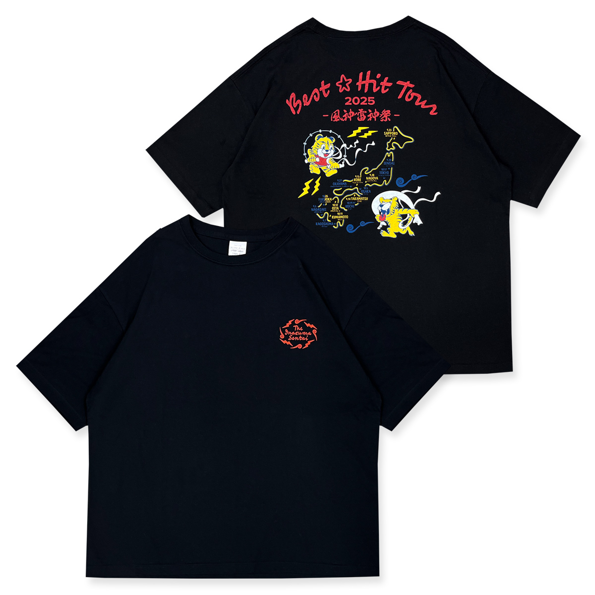 風神雷神Tシャツ黒 | ソニーミュージック公式オンラインショップ