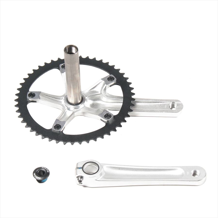 SIXTH Componentsオリジナルのピスト用軽量2ピースクランク ROCKBIKES
