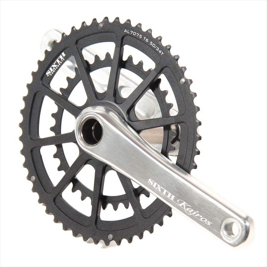 SIXTH Componentsの2ピースダイレクトダブルクランク ROCKBIKES