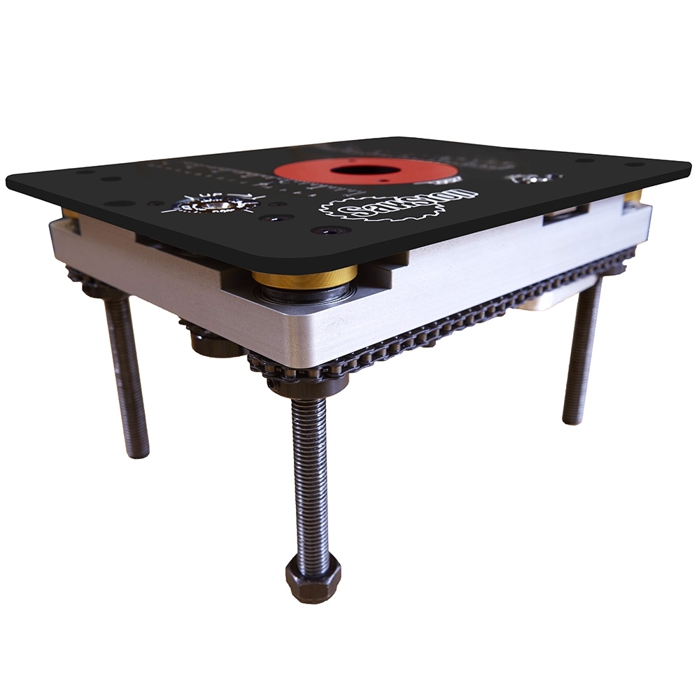 SawStop RT-LFT 4-Post Router Lift with Lock | Rockler Woodworking