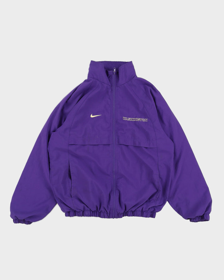 Vintage 90s Nike Washington Huskies Purple Track Jacket - S – Rokit