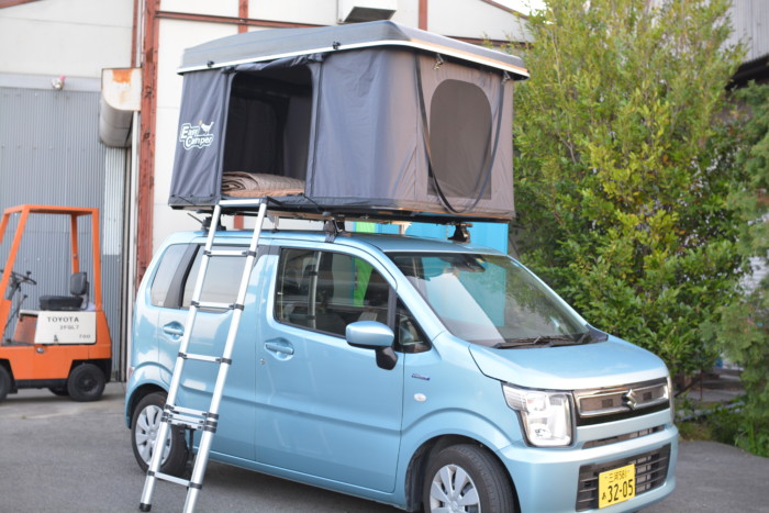 ルーフテント ”イージーキャンパー・タワー ”｜ルーフテント「イージー