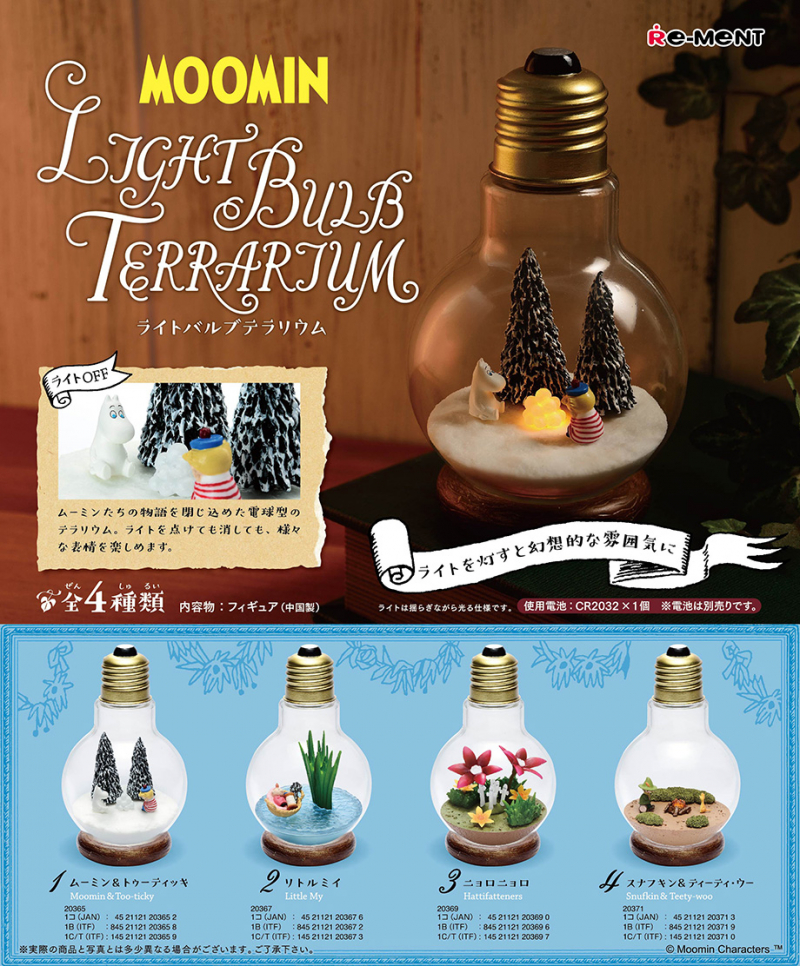 MOOMIN LightBulb Terrarium：商品案内 | 株式会社リーメント