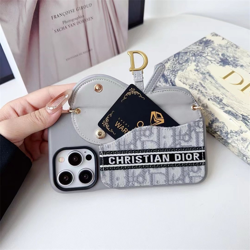 iphone16 ケース ショルダー ハイブランド dior 風 スマホケース