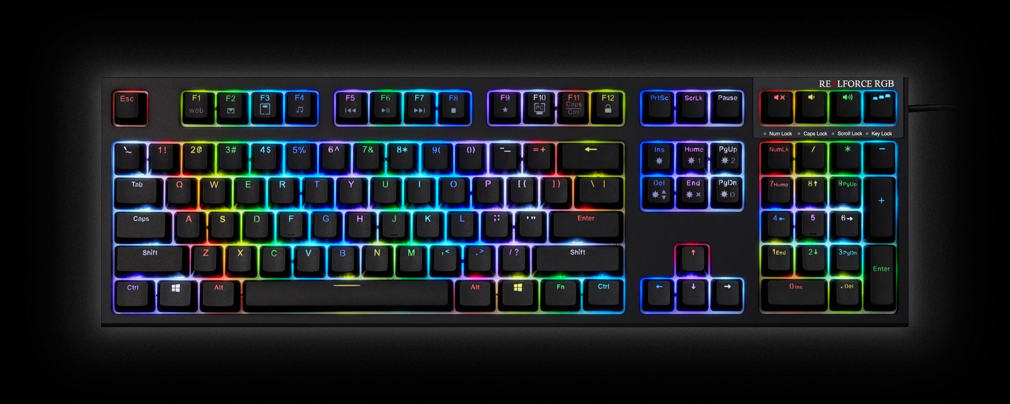 Product: REALFORCE RGB | REALFORCE | Premium Keyboard, PBT