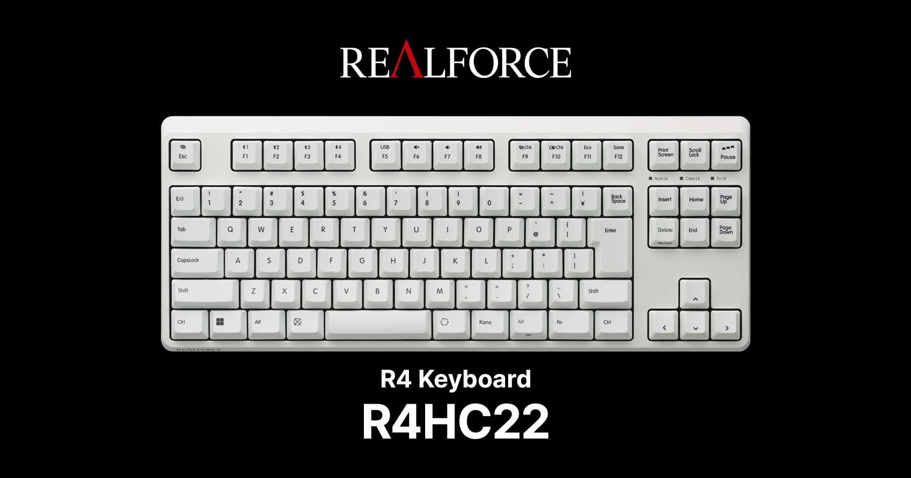 製品 : REALFORCE / R4HC22 | REALFORCE | 日本製プレミアムキーボード
