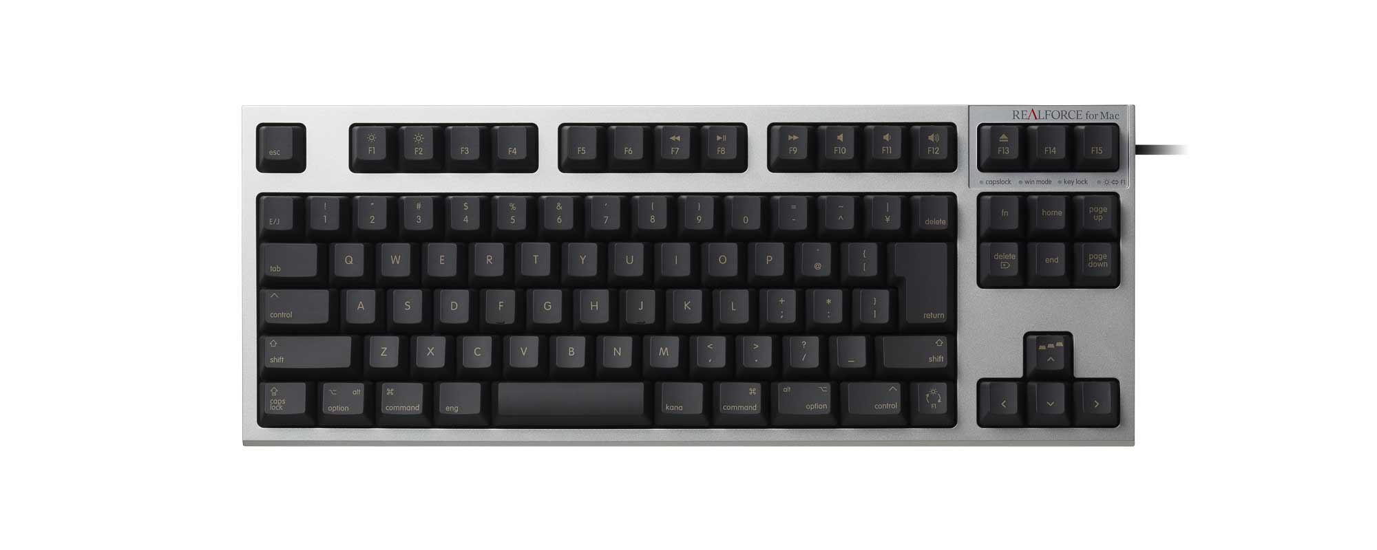 製品 : REALFORCE TKL SA for Mac / R2TLSA-JP3M-BK | REALFORCE