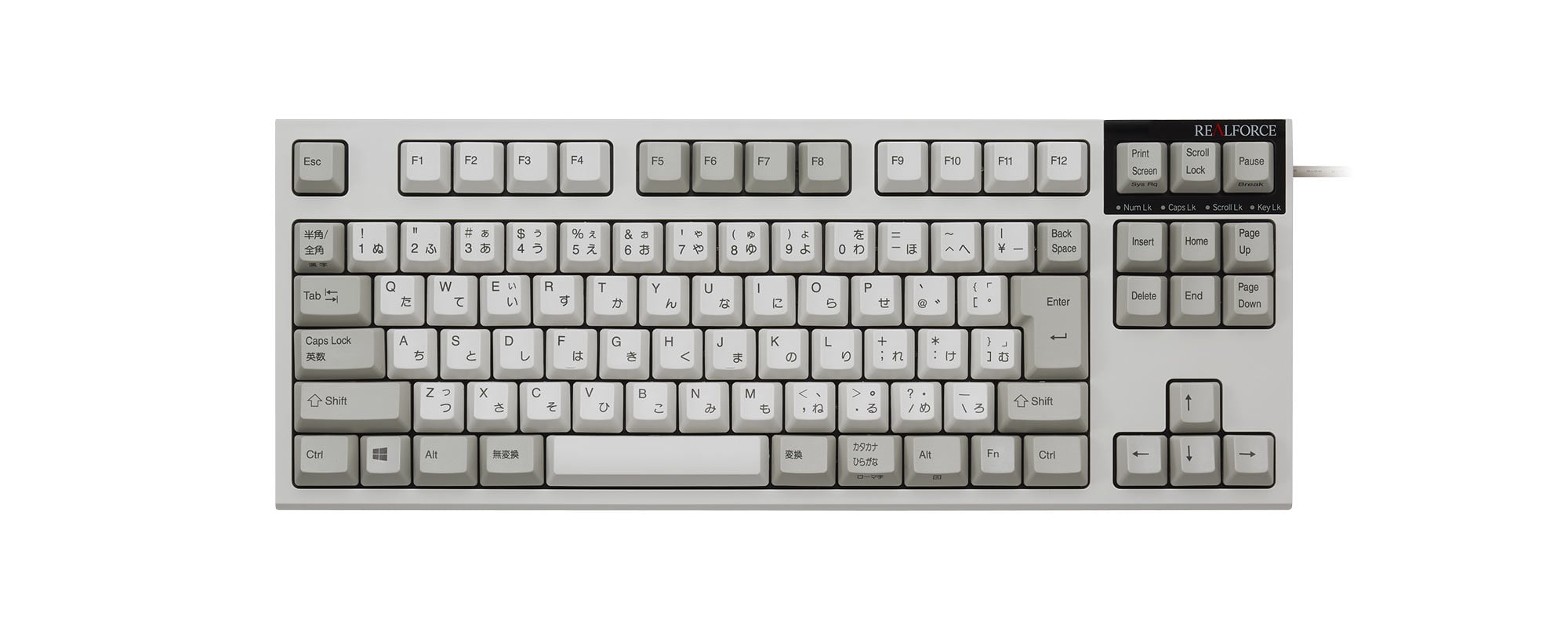 製品 : REALFORCE TKL / R2TL-JPV-IV | REALFORCE | 日本製プレミアム