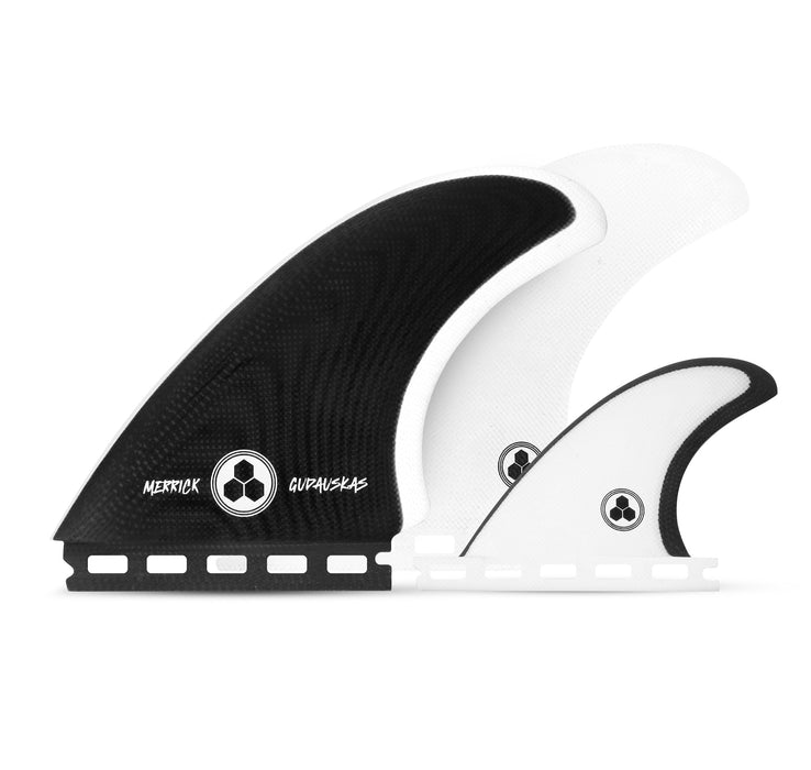 Channel Islands Merrick Gudauskas 2+1 Fin Set-Black — REAL Watersports