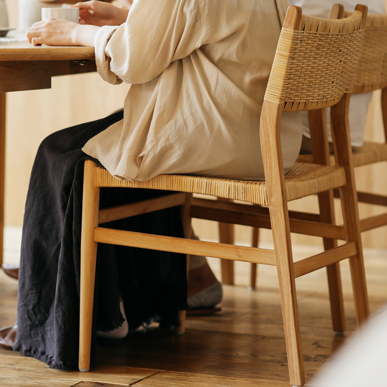 ダイニングチェア WICKER／NA ｜家具・インテリア通販 Re:CENO(リセノ)