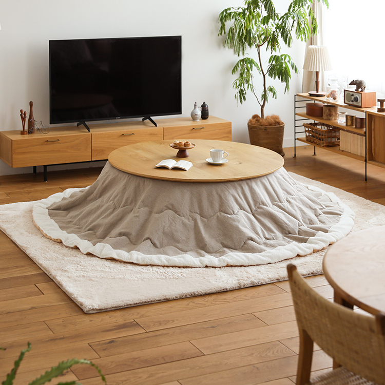 こたつテーブル FAM／NA 円形 直径110cmタイプ ｜家具・インテリア通販