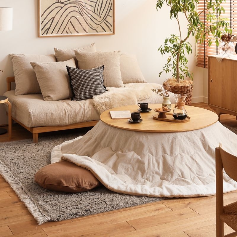 薄掛けこたつ布団 LIM 円形タイプ ｜家具・インテリア通販 Re:CENO(リセノ)