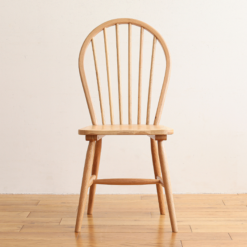 ⑤Oliver ダイニングチェア ウィンザーチェア 希少レッド まとめ買いOK