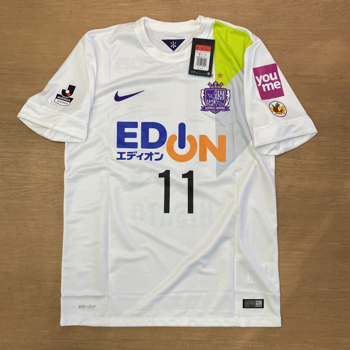 正規品】NIKE製 サンフレッチェ広島 佐藤 寿人#11仕様 半袖