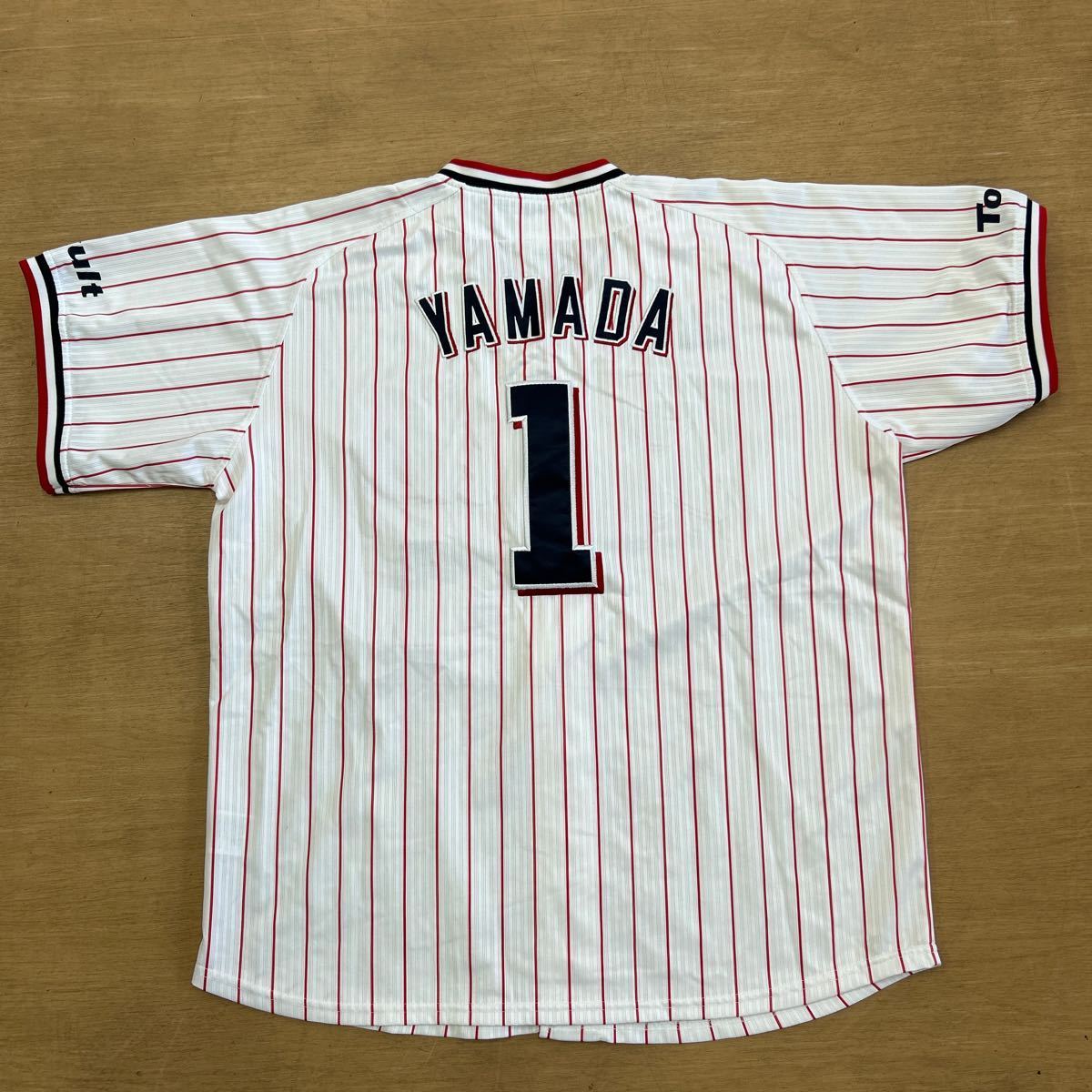 東京ヤクルト スワローズ ホーム 山田哲人 選手 1番 ユニフォーム