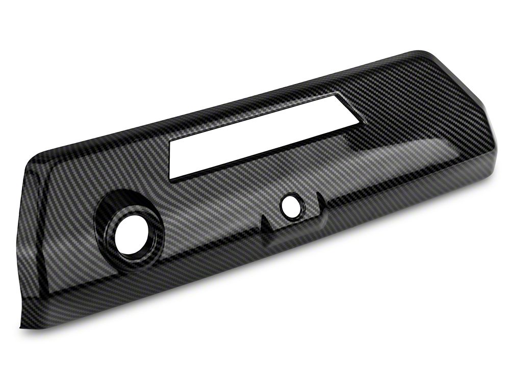 RedRock Tailgate Handle Cover; Carbon Fiber (21-25 F-150 w/ Power