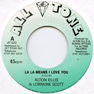 Alton Ellis, Lorraine Scott - La La Means I Love You (7