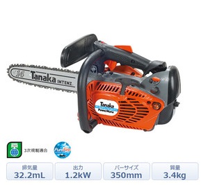 タナカエンジンチェンソー タナカパワーメイト PCS33EDTP(35) レンタル