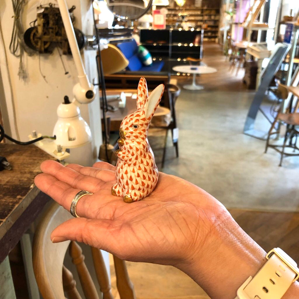 ヘレンド / Herendスタンディングバニー うさぎ フィギュリン オブジェ