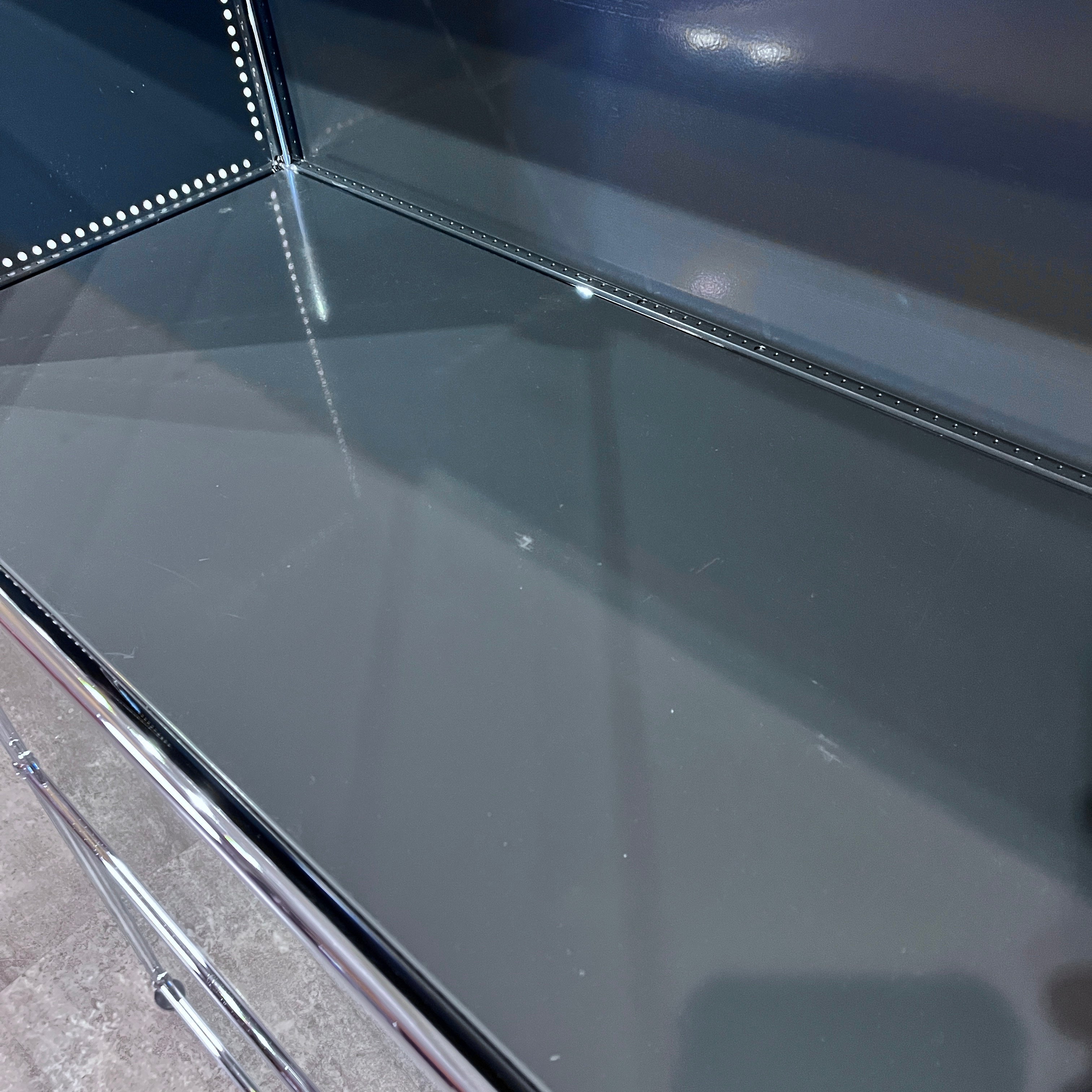 USMハラー / USM Haller モジュラーキャビネット 1列3段 ガラスドア