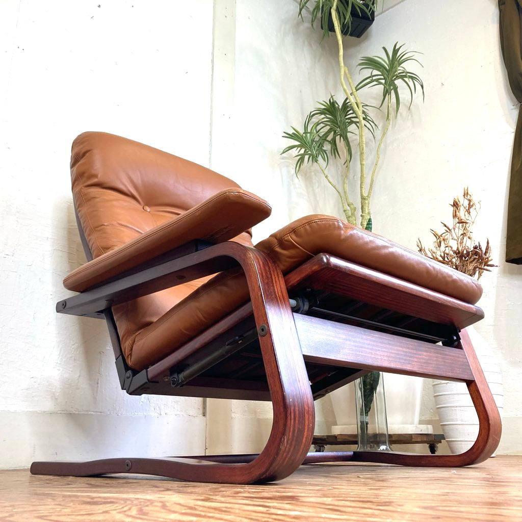 冨士ファニチア FUJI FANITURE リクライニングソファ 1Pソファ 本革